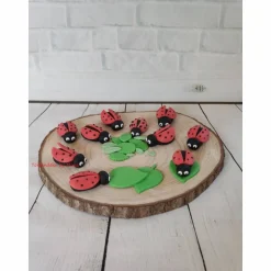 Tortenaufleger Fondant Geburtstag Tortendeko Marienkäfer Maikäfer