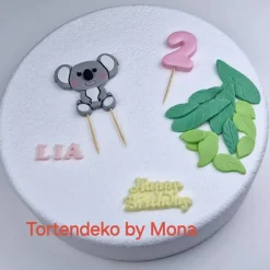 Tortenaufleger Fondant Geburtstag Tortendeko Koalabär  Koala