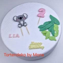 Tortenaufleger Fondant Geburtstag Tortendeko Koalabär  Koala