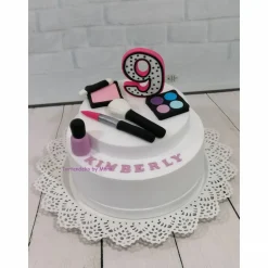 Tortenaufleger Fondant Geburtstag Tortendeko Geburtstagszahl mit mit Schminke