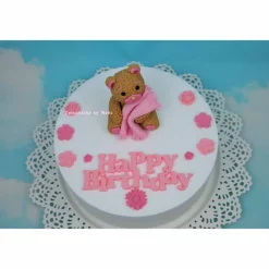 Tortenaufleger Fondant Geburtstag Tortendeko Teddymädchen Rosalie Teddy Teddybär