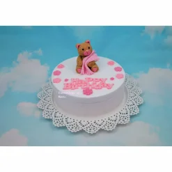Tortenaufleger Fondant Geburtstag Tortendeko Teddymädchen Rosalie Teddy Teddybär