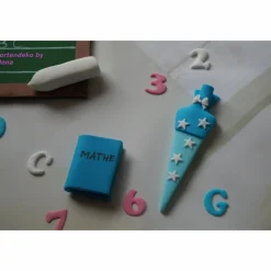 Tortenaufleger Fondant Geburtstag Tortendeko Einschulung Schulanfang