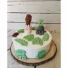 Tortenaufleger Fondant Geburtstag Tortendeko Dinolino aus den Ei