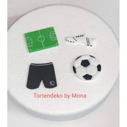 Tortenaufleger Fondant Geburtstag Tortendeko Fussballspieler Fußball