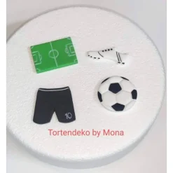 Tortenaufleger Fondant Geburtstag Tortendeko Fussballspieler Fußball