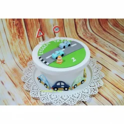 Tortenaufleger Fondant Geburtstag Tortendeko Auto Set für Jungs