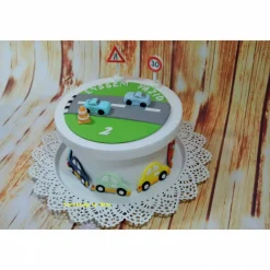 Tortenaufleger Fondant Geburtstag Tortendeko Auto Set für Jungs