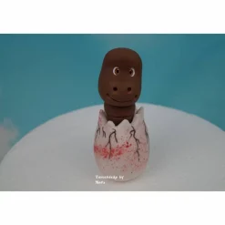 Tortenaufleger Fondant Geburtstag Tortendeko Dinosaurier Dinolino aus dem Ei