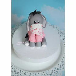 Tortenaufleger Fondant Geburtstag Tortendeko Eseldame Emma