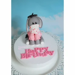 Tortenaufleger Fondant Geburtstag Tortendeko Eseldame Emma