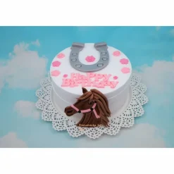 Tortenaufleger Fondant Geburtstag Tortendeko Pferde Set Horseclub