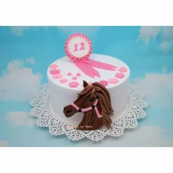 Tortenaufleger Fondant Geburtstag Tortendeko Pferde Set Horseclub