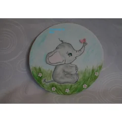 Tortenaufleger Fondant Tortenbild Tortendekoration  Fondantaufleger Elefant Dumbo Handgemalt Tortendeko Motivorte Fondantfigur Marienkäfer