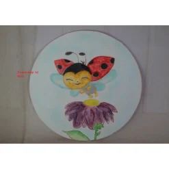 Tortenaufleger Fondant Tortenbild Tortendekoration  Fondantaufleger Elefant Dumbo Handgemalt Tortendeko Motivorte Fondantfigur Marienkäfer