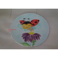 Tortenaufleger Fondant Tortenbild Tortendekoration  Fondantaufleger Elefant Dumbo Handgemalt Tortendeko Motivorte Fondantfigur Marienkäfer