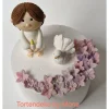Tortenaufleger Fondant Tortendeko Mädchen  Taufe Kommunion Konfirmation