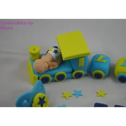 Tortenaufleger Fondant Zuckerfigur Baby,Taufe Tortendeko