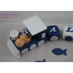 Tortenaufleger Fondant Zuckerfigur Baby,Taufe Tortendeko