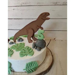 Tortenaufleger Fondant Zuckerfigur Tortendeko T-Rex Dinosaurier  Geburtstag