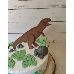Tortenaufleger Fondant Zuckerfigur Tortendeko T-Rex Dinosaurier  Geburtstag