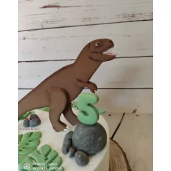 Tortenaufleger Fondant Zuckerfigur Tortendeko T-Rex Dinosaurier  Geburtstag