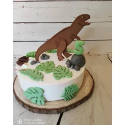 Tortenaufleger Fondant Zuckerfigur Tortendeko T-Rex Dinosaurier  Geburtstag