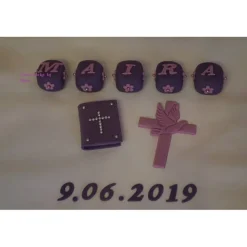 Tortenaufleger Fondant Zuckerfigur Geburt , Taufe Würfel Tortendeko Tortentopper Fondantfigur Tortenfigur Mädchen Junge Geburtstag