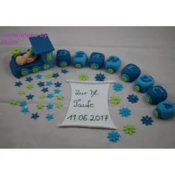 Tortenaufleger Fondant Zuckerfigur Baby,Taufe Tortendeko