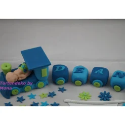 Tortenaufleger Fondant Zuckerfigur Baby,Taufe Tortendeko
