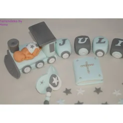 Tortenaufleger Fondant Zuckerfigur Baby,Taufe Tortendeko