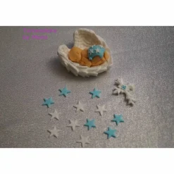 Tortenaufleger Fondant Zuckerfigur Baby,Taufe