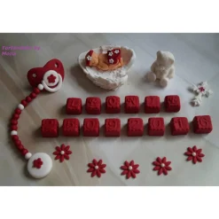 Tortenaufleger Fondant Zuckerfigur Baby,Taufe