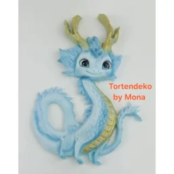 Tortenaufleger Fondant Zuckerfigur Tortendeko Drachen Dragon  Geburtstag