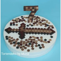 Tortenaufleger Fondant Zuckerfigur Tortenbild Tortendeko Tortendekoration Fondantplatte Minecraft Schwert