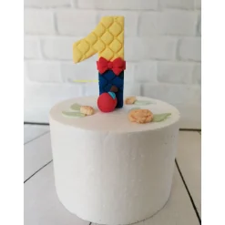 Tortenaufleger Fondant Zuckerfigur Geburtstagszahl Schneewittchen Zwerge Einhornzahl