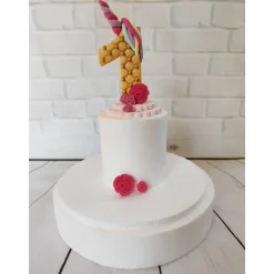 Tortenaufleger Fondant Zuckerfigur Geburtstagszahl Schneewittchen Zwerge Einhornzahl