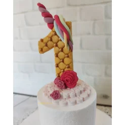 Tortenaufleger Fondant Zuckerfigur Geburtstagszahl Schneewittchen Zwerge Einhornzahl