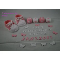 Tortenaufleger Fondant Zuckerfigur Baby,Taufe