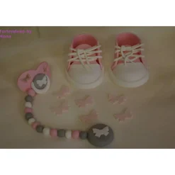 Tortenaufleger Fondant Zuckerfigur Baby,Taufe