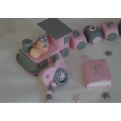 Tortenaufleger Fondant Zuckerfigur Baby,Taufe Tortendeko