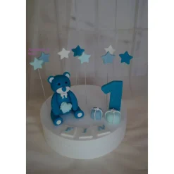 Tortenaufleger Fondant Zuckerfigur Baby,Taufe Tortendeko