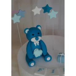 Tortenaufleger Fondant Zuckerfigur Baby,Taufe Tortendeko