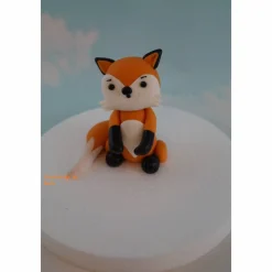 Tortenaufleger Fondant Zuckerfigur Baby Taufe Tortendeko Tortendekorationen Fuchs Waldtiere
