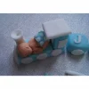 Tortenaufleger Fondant Zuckerfigur Baby,Taufe Tortendeko