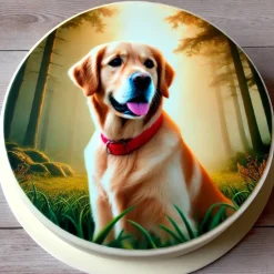 Tortenaufleger mit Wunschmotiv – Essbares Fondantbild (rund ∅ 20 cm oder DIN A4)