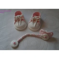 Tortenaufleger Tortendeko Fondant Zuckerfigur Geburt , Taufe