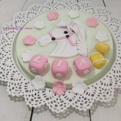 Tortenaufleger Zuckerfigur Tortendeko Tortendekoration Pferd  Sabrina