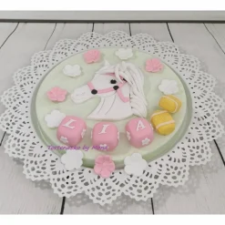 Tortenaufleger Zuckerfigur Tortendeko Tortendekoration Pferd  Sabrina