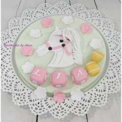 Tortenaufleger Zuckerfigur Tortendeko Tortendekoration Pferd  Sabrina